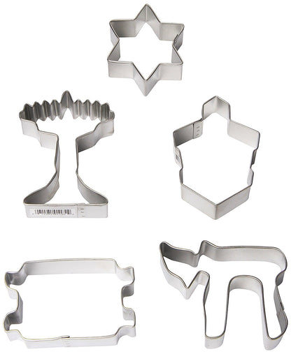 Hanukkah Cookie Cutter Set, 5pc