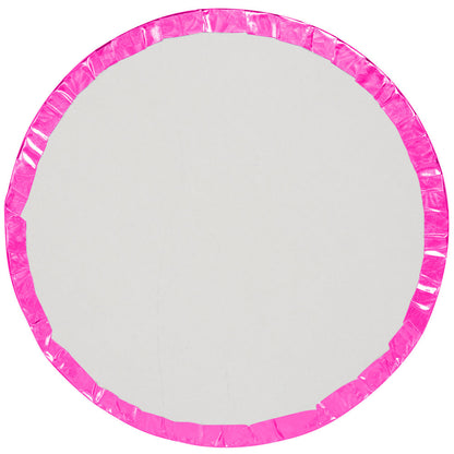 image of the back of a 12 inch pink cake drum that is 1/2 inch thick