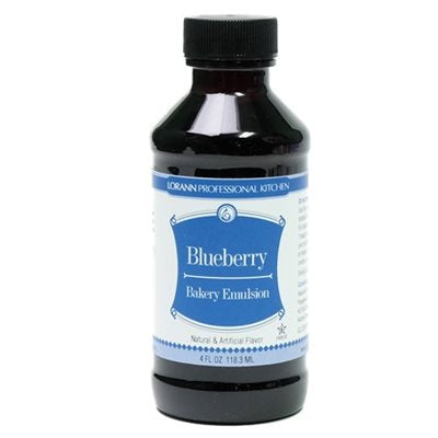 Blueberry Bakery Emulsion, 4oz, Lorann Oils