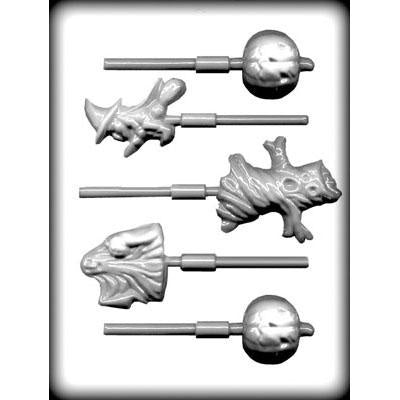 Assorted Halloween Characters Lollipop Candy Mold