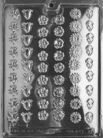 Small Assorted Flowers Chocolate Mold