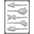 Assorted Christmas Lollipop Candy Mold