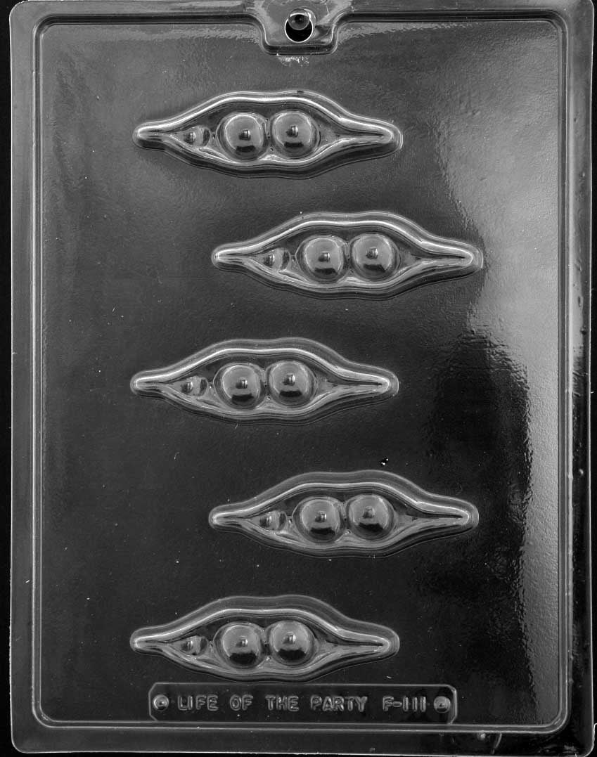 Large Peas In A Pod Chocolate Mold