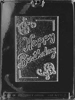 Happy Birthday Card Chocolate Mold