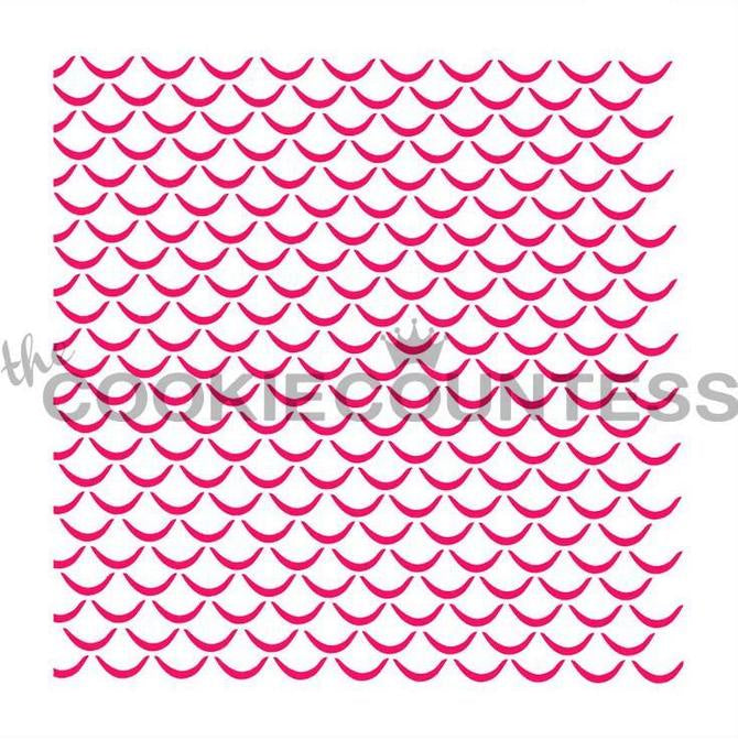 Scales Outline Stencil