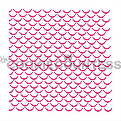 Scales Outline Stencil