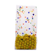 3.5x2x7.5 Bags-More Dots Primary - 10 Bags
