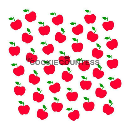2 Piece Apples Stencil Set