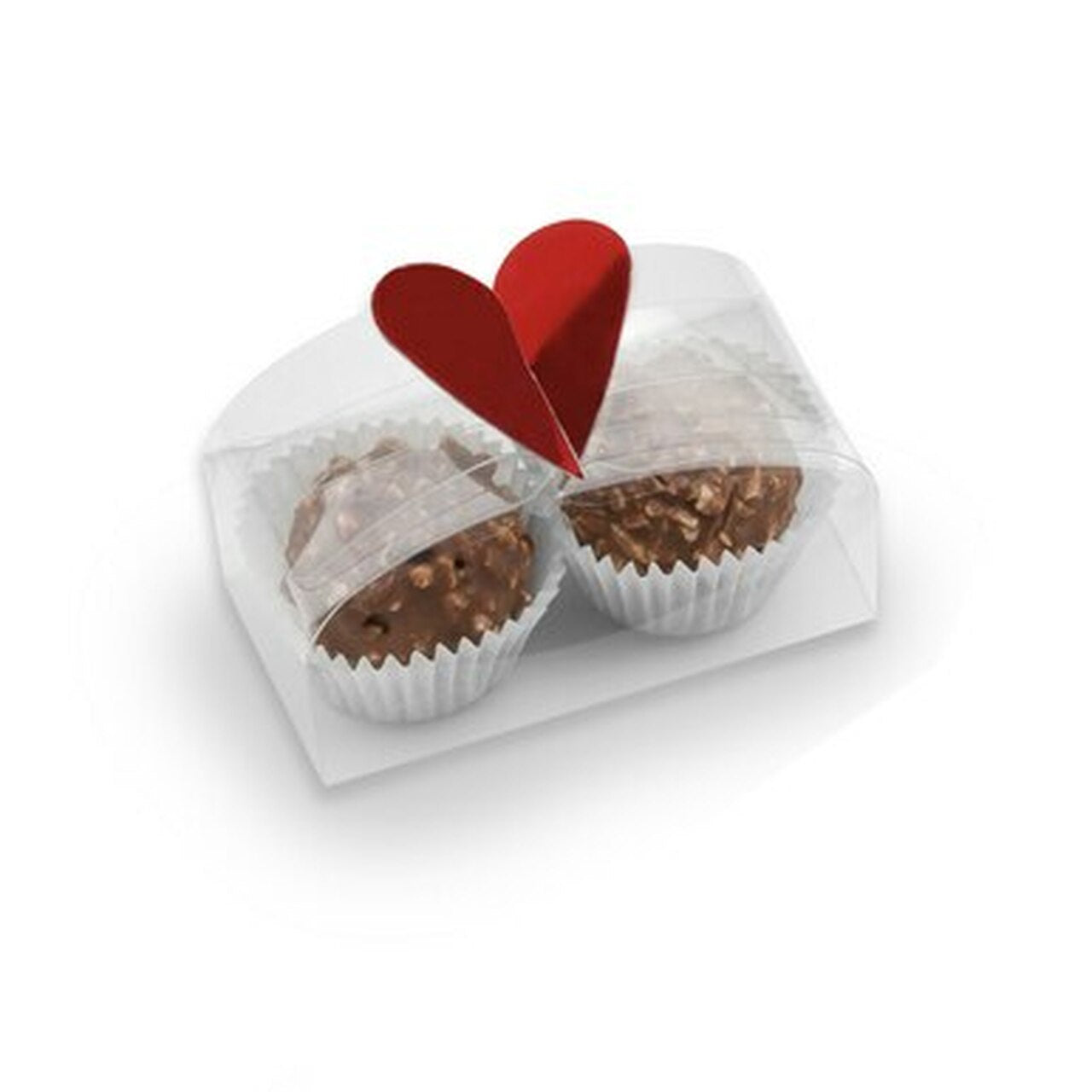 Truffle Box with Heart (2 Truffles)