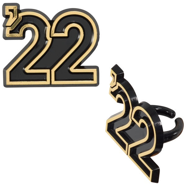 2022 Cupcake Rings - 12 Cupcake Rings Per Package