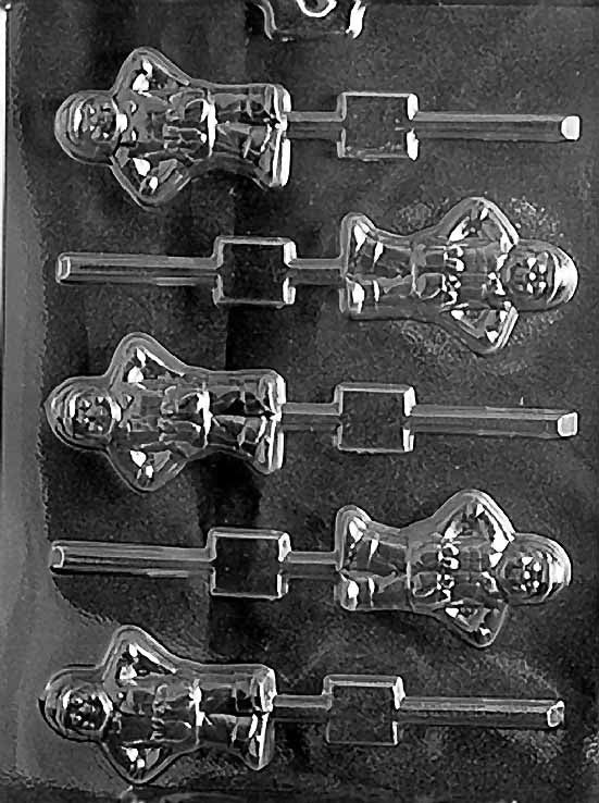 Handyman Lollipop Chocolate Mold