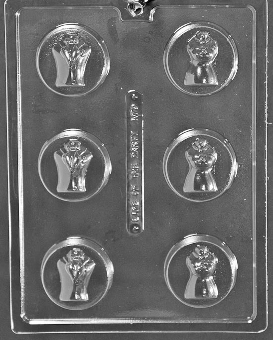 Bride & Groom Chocolate Covered Cookie Mold