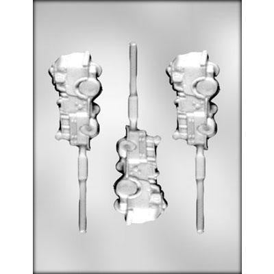 Fire Truck Lollipop Chocolate Mold