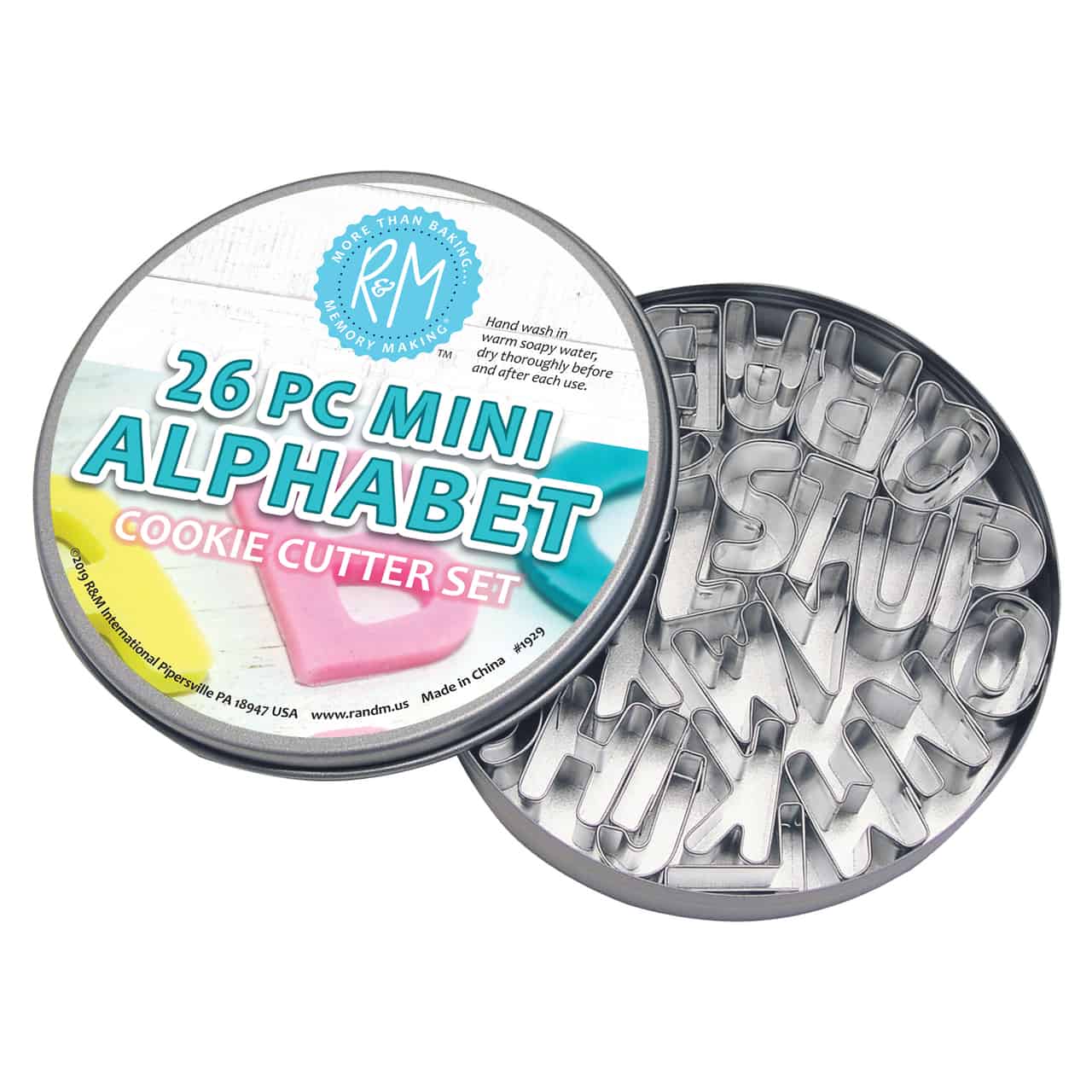 26 Piece Mini Alphabet Cutter Set – Frans Cake and Candy