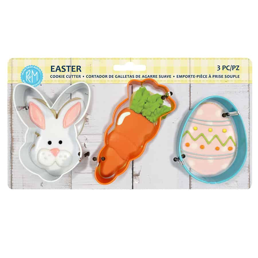 3 Piece Easter Cookie Cutter Set