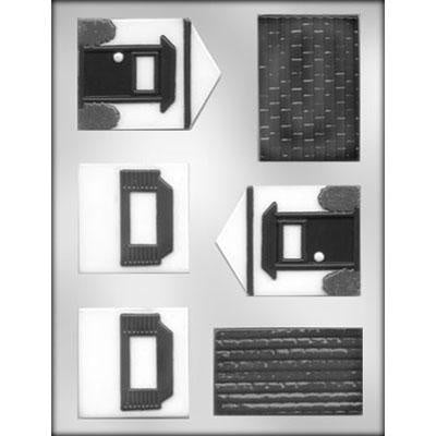 3.25 Inch, 3D House Chocolate Mold