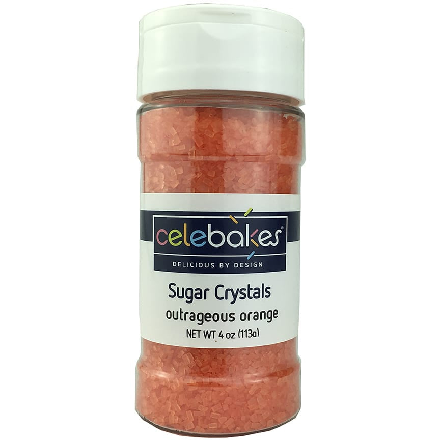 Celebakes Outrageous Orange Sugar Crystals