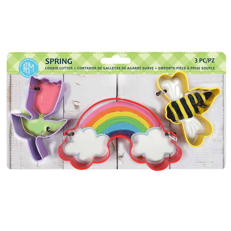 3 Piece Spring Time Cookie Cutter Set