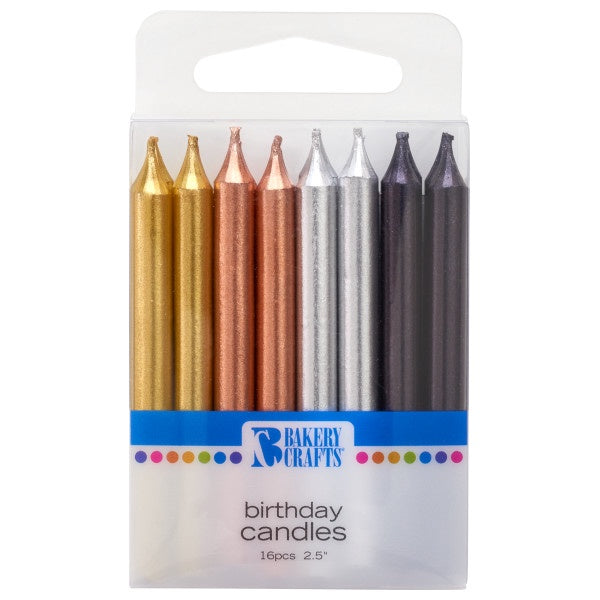 Metallic Smooth Assortment Candles