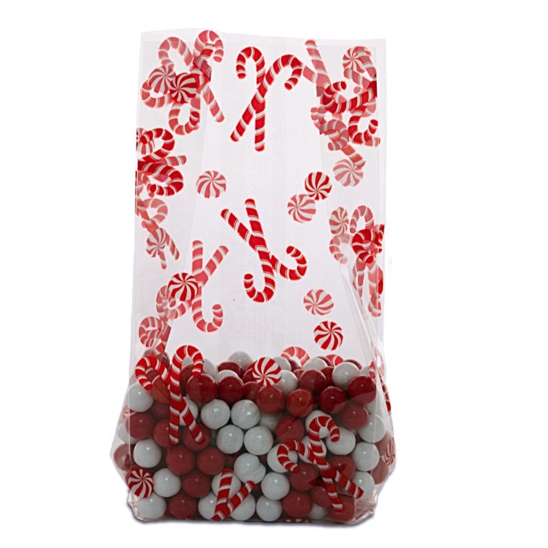 Christmas Mint Treat Bags - 5x3x11.5 - 10 Bags