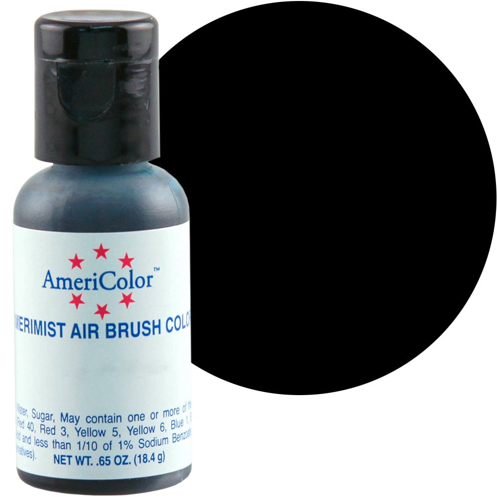 Super Black, Amerimist Airbrush Color, .65oz