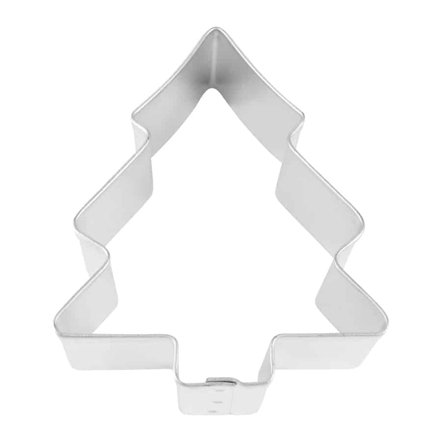 3.5 Inch Snow Covered Tree Cookie Cutter