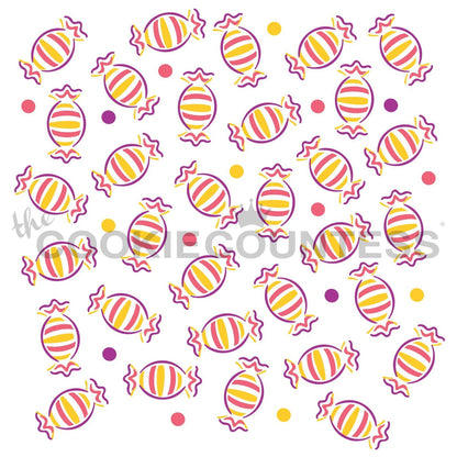 3 Piece, Candy Stencil Set