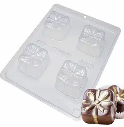 3 Piece, Christmas Gift, Plastic Chocolate Mold