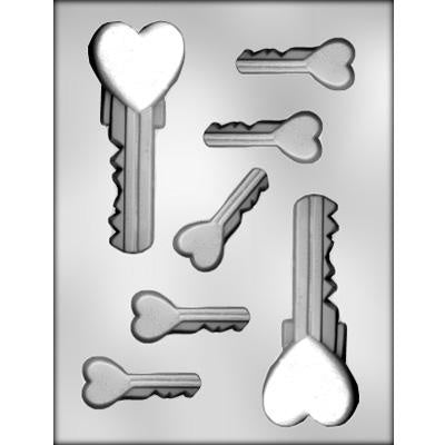 Heart Key Chocolate Mold