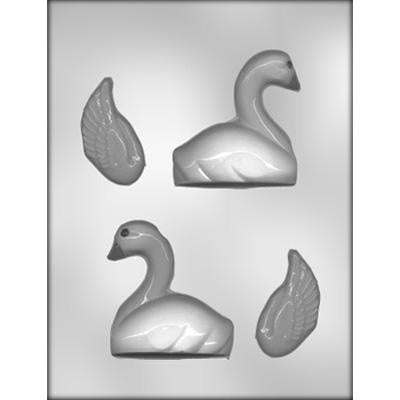 3 Inch, 3D Swan Chocolate Mold