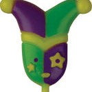 Mardi Gras Mask Picks - 12 Pieces
