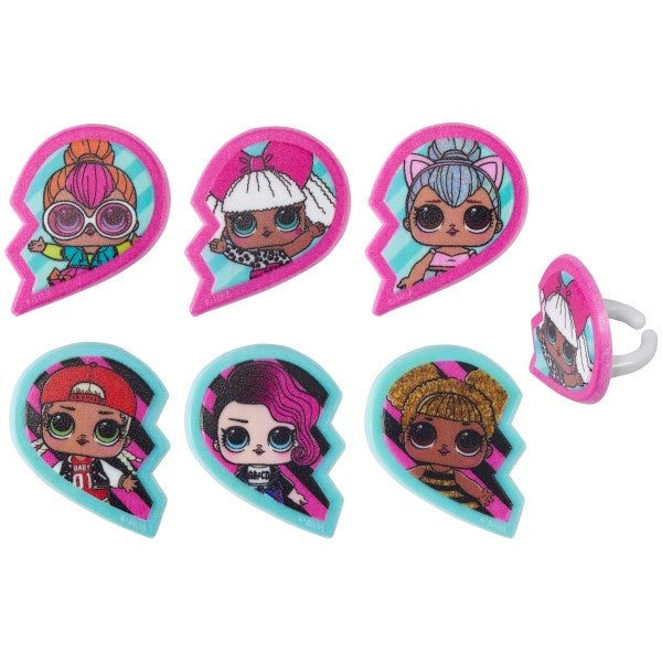 LOL SURPRISE!™ #SquadGoals Cupcake Rings - 12 Rings