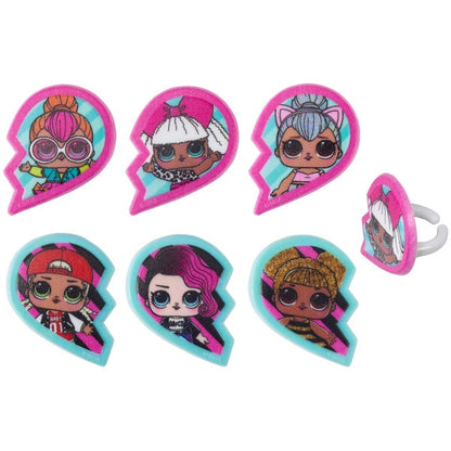 LOL SURPRISE!™ #SquadGoals Cupcake Rings - 12 Rings