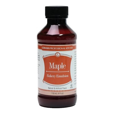 Maple Bakery Emulsion, 4oz, Lorann Oils