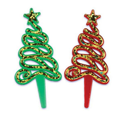 Red/Gold and Green/Gold Trees - 6 Picks