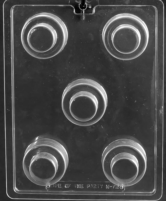 Wedding Cake Chocolate Covered Cookie Mold