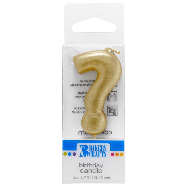 Gold Question Mark Candle