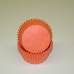 Peach, Standard Size Bake Cups - 50ish Cupcake Liners