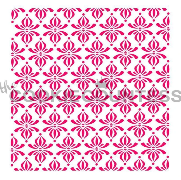 Twirly Pattern Stencil