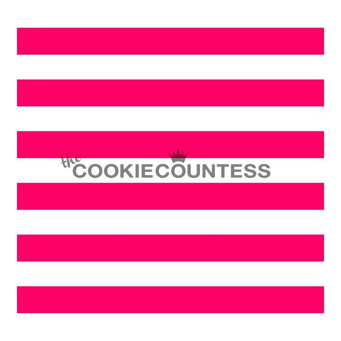 Wide Stripes Stencil