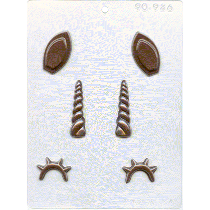 Unicorn Assortment Chocolate Mold