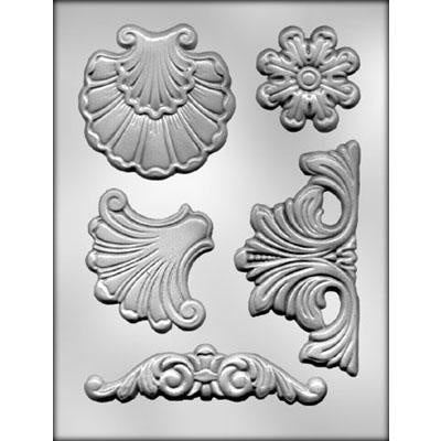 Baroque Mold #1 Chocolate Mold
