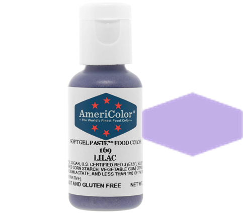 Lilac, Americolor Soft Gel Paste Food Color, .75oz
