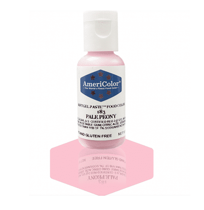 Pale Peony, Americolor Soft Gel Paste Food Color,  0.75oz