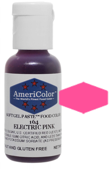 Electric Pink, Americolor Soft Gel Paste Food Color, .75oz