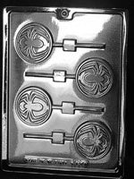 Spider Lollipop Chocolate Mold (4 Cavities)