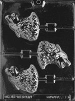 Wolf Lollipop Chocolate Mold