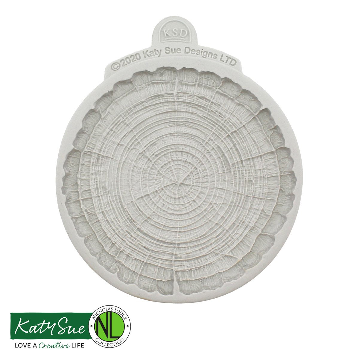 KSD - Medium Wood Log Slice - Silicone Mold