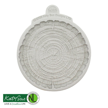 KSD - Medium Wood Log Slice - Silicone Mold