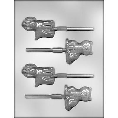 Cat And Dog Lollipop Chocolate Mold